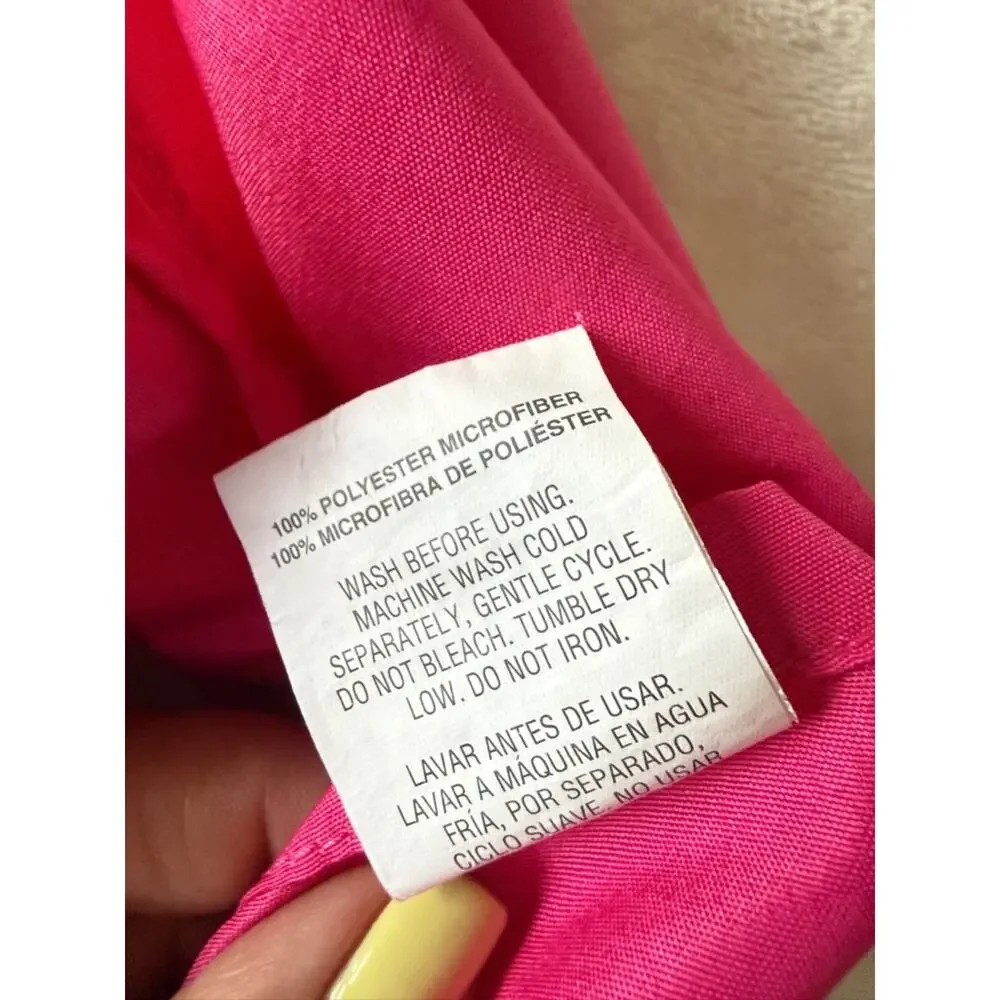 Mainstays Hot Pink Fuchsia Flat Sheet Full Size